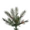 Vickerman 3Ft. Green 223 Tips Christmas Tree 100 Multi-color Italian LED